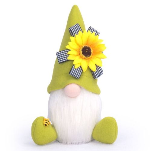 Sunflower Gnome Plush Ornament Kids Room Decoration Home Decoration Doll